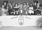 Queen City High School Chapter of the National Honor Society inducts 19 new members