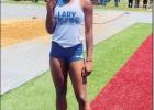 Linden-Kildare CISD’s Jamiah Birmingham dominated competition earning first place in triple jump (39’) and first place in long jump (17’10.25”). The Lady Tigers placed third overall at the Regional track meet, earning state qualifier in the 4X400 