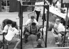 Tyrell King competes at state powerlifting meet
