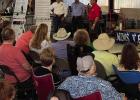 Crowd gathered for water rights meeting