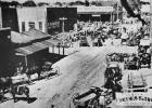 The new town gets busy