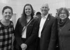 Carolyn Lance, Grace Kelley, Gary VanDeaver, and Babs McCoy. Candidates speak at meeting