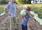 Parker Echols and Mason Whatley are the muscle at Echols’ farm