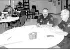 The Linden Police and Fire chief participate in the brainstorming process. While many of the other tables discussed participation and advertising many of their answers not surprisingly included infrastructure and security. Article Image Alt Text