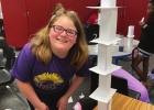 STEM tower challenge at AES BLAST