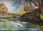 Wal-Mart in Atlanta has been renovating its store for the past few months and will hold a grand re-opening on Friday, June 27.This mural was painted inside the store just as you walk in from outside. Photo by Raydeen Edwards