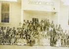 The Huffines School in the early years of its 153 years of community support and pride.