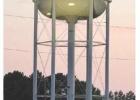 Quietly, without too much fanfare,Atlanta installed a new water tower at the town’s west side just off Highway 59.The structure is elegant and confidence inspiring.