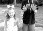 Layken Bruner, second grade, and Hayden Bruner, ninth grade, display their class grade in this first day of school photo. Layken attends J.K. Hileman Elementary and Hayden will be a freshman at Queen City High School. Article Image Alt Text