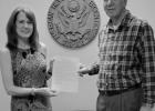 Pictured are Judge Wilbanks and Clarence Burns with signed Proclamation.Courtesy photo Proclamation Issued for Law Enforcement Appreciation Week