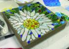 Mosaic crafting at Atlanta Public Library