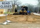 Linden Rush Street cement stabilization underway