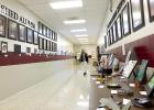 Art teacher Gina Utley is walking down the hall of recognition at Atlanta High School. Here are students’ creative displays as well as large photographs of distinguished graduates and supporters. The foyer has doors opening into the school’s public au Art Show Closes Tomorrow