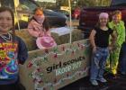 Local Celebrity Thomas Clark was asked to ride with the Meat Slingers crew on their float in the Christmas Parade last Saturday.