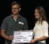 Lucy Ransom, an Atlanta High School graduate, receives a scholarship from the North East Texas Regional Mobility Authority.